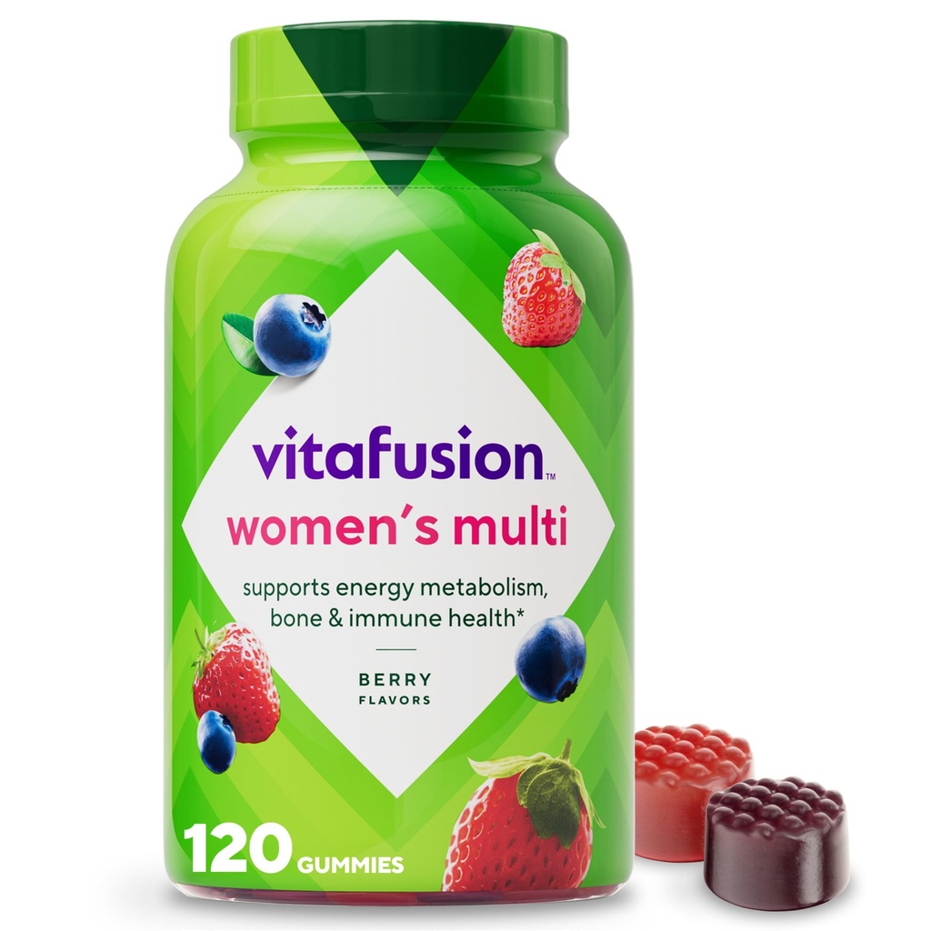 Vitafusion Adult Gummy Vitaminas para Mujeres, 120 Cuenta