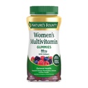 Mujeres recompensadas de la naturaleza Gummies multivitamínicas, Suplementos de vitaminas para adultos, salud general, ayuda a la salud inmune y bonificación, baya mixta y sabor a frambuesa, 90 Gummies
