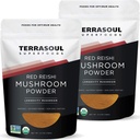 Terrasoul Superfoods Organic Reishi Mushroom Powder (4:1 Extracto), 11 Oz (2 Pack) - Immune Boosting ¦ Coffee Enhancer TEN Deeper Sleep
