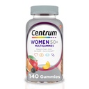 Centrum MultiGummies for Women 50 Plus, Multivitamin/Multimineral Supplement with Vitamins D3, E, B6, and B12, Assorted Fruit Flavor - 140 Condes