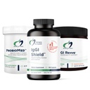 Designs for Health 3R Gut Reset Program - IgGI Immunoglobulin Capsules, ProbioMed 50 Probiotic, GI Revive to Soothe, Coat & Fortify (3 Products)