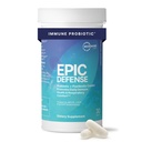 Laboratorios de microbioma EpicDefense Probiótico + Combo postbiótico - Fórmula inmunobiótica con LGG, BB-12 &amp; Epicor - Soporte diario del sistema inmunológico - confort respiratorio - Soporte de salud de Gut (30 cápsulas)