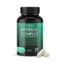 Premium Blend of 52 Trace Minerals Complex with Essential Minerals in Chelated Form – All Natural and 100% Organic - 120 Capsules - Full Spectrum Ionic Mineral Blend - Safe for Women and Men