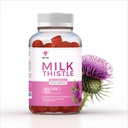 Leche Thistle Suplemento Gummies – Apoyo a la Salud del Hígado, Antioxidante Herbal, Libre de Azúcar, Vegan, 60 Cuenta