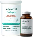 ALGAECAL Calcium &amp; Collagen Bundle – Collagen hidrolizado Completo con Verisol clínico, Fortibone & Fortigel, Plus Vitamina D3, K2, Magnesium & Trace Minerals for Bone Health & Anti-Aging