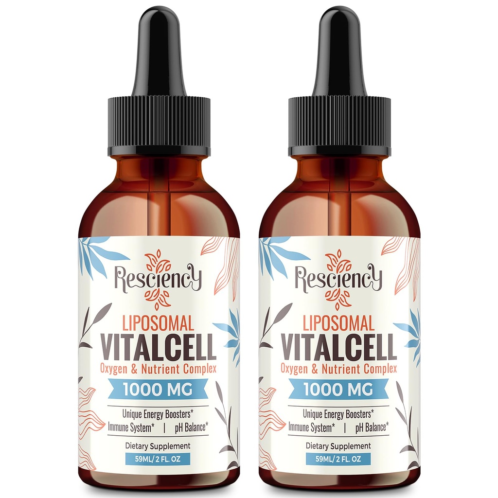 13-in-1 Liquid Oxygen Boost & Nutrient Supplement, Liposomal Optimized-Delivery Blend with Trace Minerals, Amino Acids, CoQ10, B Vitamins & Fulvic Acid, Daily Wellness Liquid Oxygen Drops, 4 fl oz