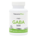 NaturesPlus PRO GABA 500 mg - 60 Capsules - Non-GMO, Vegan, Gluten Free - 60 Servings