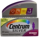Centrum Silver Women's Multivitamin Supplement, 65 Count, Pack of 2