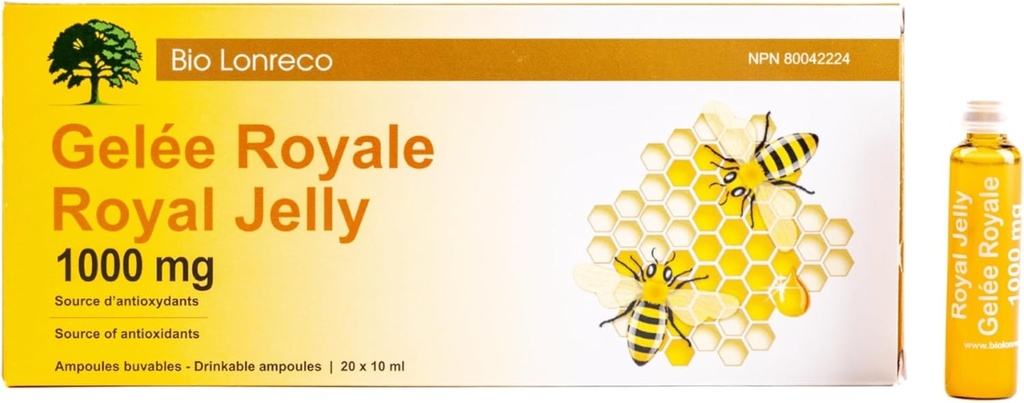 Bio Lorenco Inc. - Royal Jelly 1000mg - 20x10ml