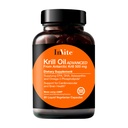 Invite Health Krill Oil Advanced - Supports Cardiovascular and Brain Health - Supplies EPA, DHA, Astaxanthin and Omega-3 Phospholipids - 60 Capsules