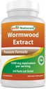 Best Naturals Wormwood 4:1 Extract (375 mg) -120 Capsules. Gluten Free, Non-GMO