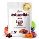 VivoNu 14-in-1 Astaxanthin 24mg & Lutein 40mg with Zeaxanthin Supplements, 6 Month Supply, Fresh Microalgae Source, Gluten Free Non-GMO, Supports Eye, Skin, Antioxidant, 180 Softgels, 1 Bag