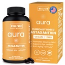 Astaxanthin Supplements 12mg | Vegan Astaxanthin Softgels from Microalgae | Antioxidant for Skin Hydration, Elasticity & Radiant Glow | Non-GMO, Vegan, Made in USA | 2 Month Supply, 60 Softgels