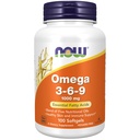 AHORA Suplementos de alimentos, Omega 3-6-9 1000 mg con una mezcla de semillas de Flax, Primrose de la noche, Canola, Currant Negro y aceites de semilla de calabaza, 100 Softgels