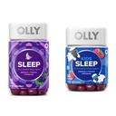 OLLY Sleep Gummy 3mg Melatonin 70ct Blackberry & Kids Sleep Gummy 0.5mg Melatonin 50ct Raspberry - L-Theanine, Chamomile & Lemon Balm Supplement