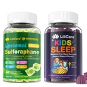 LILICARE Kids Sleep Gummies & Sulforaphane with Glutathione Gummies
