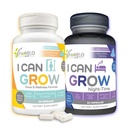 I Can Grow Day & Night Bundle for Kids 10+ & Teens | Growth Support with L-Arginine, Colostrum, Magnesium | Nourish Daily + Nighttime Sleep Aid for Maximum Height & Development | 2-Pack