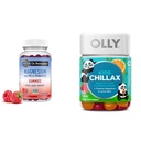Garden of Life Magnesium Gummies for Stress " Sleep + OLLY Kids Magnesium Gummies for Calm, 60 + 50 Condes