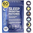Sleep Patches for Adults & Kids - 60 100% Plant-Based Natural Essential Oils Sleep Aid Patches, Sleeping Stickers With No Melatonin, For Zen and Easy Bedtime