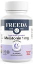 FREEDA Melatonin 1 mg Sugar-Free Chewable Tablets – Natural Fruit Flavor Sleep Aid for Adults and Kids Ages 3 and Up – Non-Habit Forming, Vegan, Gluten-Free, Kosher – Made in USA (90 Count)