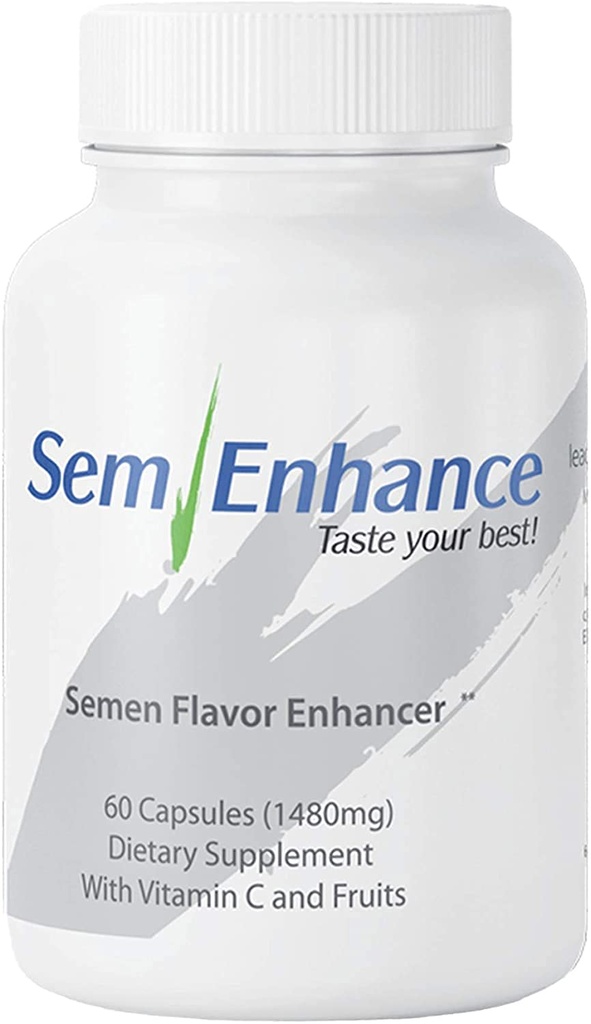 Semenhance - Make Your Semen Taste Fruity Men's Formula with Pineapple & Vitamin C - Fruit-Based Supplement for Men - 60 Capsules