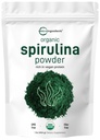 Micro Ingredientes Polvo Espirulina Orgánica, 1lb ← Algas Azul-Green, Rico en Proteína Vegan, Vitaminas &amp; Minerales TEN Fuente de Clorofil Natural & Enzymes TEN NO-GMO, Gluten-Free, No Aditivos