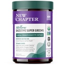 Nuevo Capítulo All-Flora Digestive Super Greens Powder for Gut Health - Clinical-Strength Digestive Enzymes + USDA Organic Chlorella, Spirulina, Fermented Greens – Delicious & 100% Vegan, 30 Servings