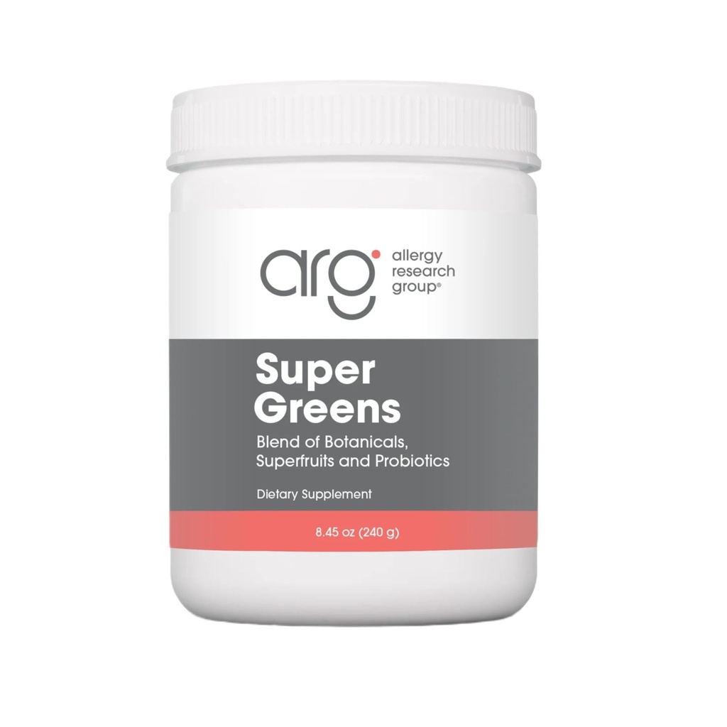 ARG Super Greens Powder - Delivers 4.4 g Greens Blend - Nutrient-Dense Green Powder Supplement - Chlorella & Spirulina Powder - Overall Health & Wellbeing Support - 30 Servings - 8.45 oz