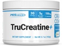 PEScience TruCreatine+ Creatine Monohydrate Powder Plus Epicatechin, Micronized Creapure Creatine for Women & Men, Supports Muscle Growth, Strength & Recovery, Cognition, 30 Servings, Unflavored