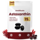 15mg Astaxanthin | 240 Softgels | Astaxanthin Supplements | 8 Month Supply | Antioxidant Support, Eye & Skin Health | Internal Circulation | Non-GMO, Gluten-Free, No Soy