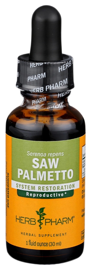Herb Pharm Saw Palmetto Berry Liquid Extract for Prostate Support - 1 Ounce (DSAW01)