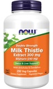 AHORA Suplementos de alimentos, Silymarin Milk Thistle Extrae 300 mg con Artichoke y Dandelion, Doble fuerza, soporta la función del hígado*, 250 cápsulas de Veg (1)
