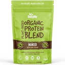 BodyMe Organic Vegan Protein Powder Blend | Raw Cacao | 2.2lb 1kg | UNSWEETENED with 3 Plant Proteins