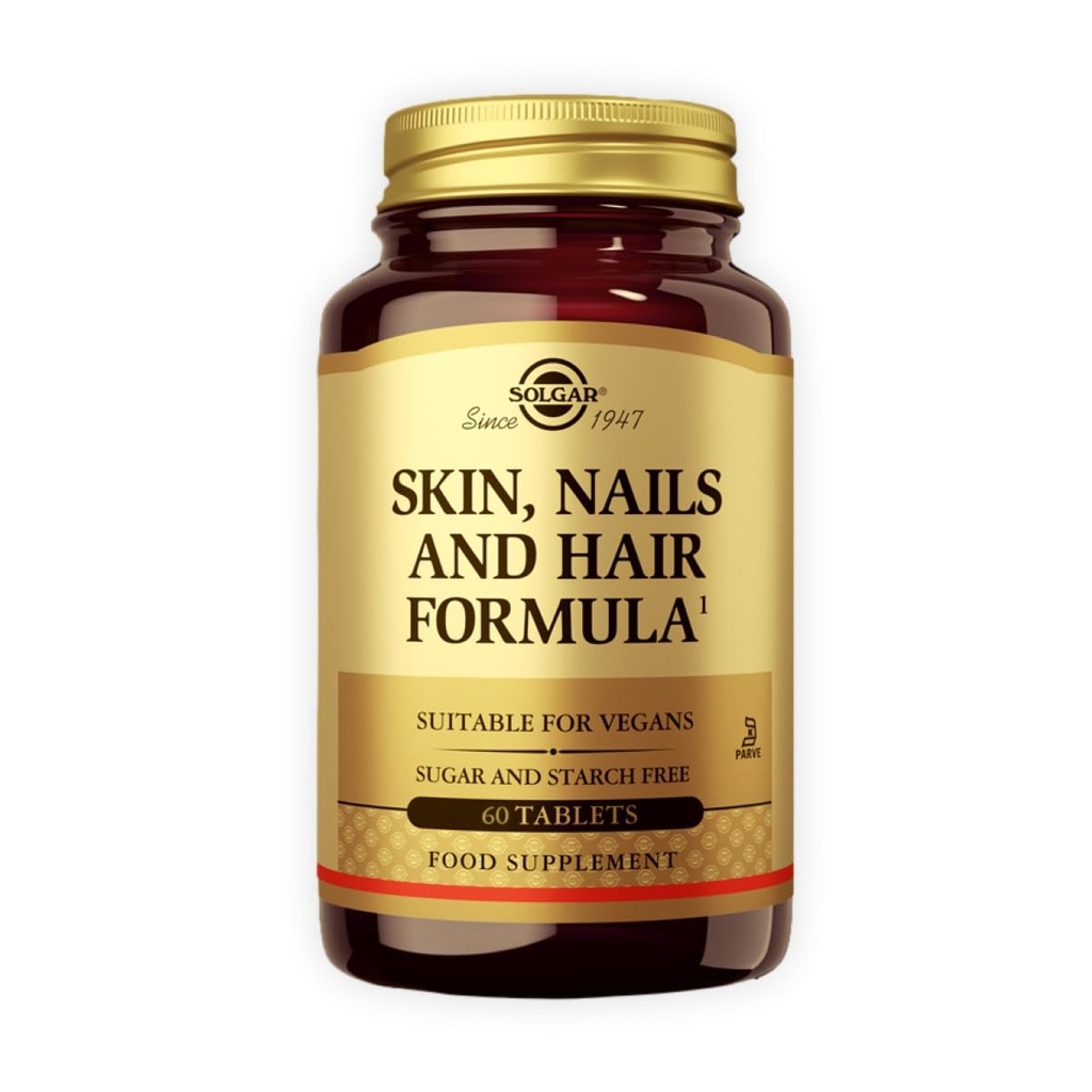 SOLGAR, Skin, Nails & Hair Tablets, 60 Count