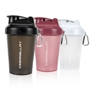 3 Pack Shaker Bottles for Protein Mixes, 17 oz Small Protein Shaker Bottle with Handle, Gym Shaker Cups with Blending Ball for Pre Workout, BPA-Free & Dishwasher Safe (Black, White, Pink)