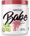 Babe Pre Workout powder for Women | Sparkling Orchard | 6g Citrulline, 2g Beta-Alanine, 100mg Hyaluronic Acid, 5mg Biotin and 5 other registered trademarked ingredients | 30 servings | 12.6 OZ