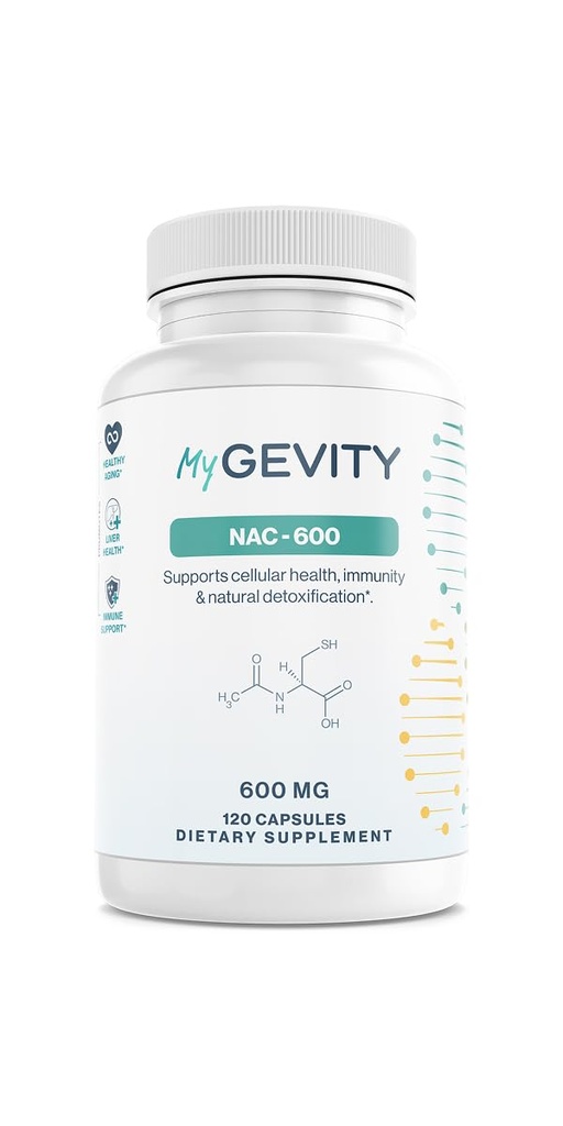 NAC 600mg – Zero fillers, Potency Verified, Physician Formulated N-Acetyl Cysteine – Vegan, No Seed Oils, Non-GMO, cGMP Made in USA – 120 Capsules