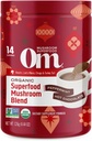 Om Mushroom Superfood Peppermint Hot Chocolate Blend – Cocoa Mushroom Powder con Lion’s Mane, Reishi, Chaga & Turquía Tail – Immune Health, Focus &amp; Stress Support – 4,44 oz Canister (14 Servings)