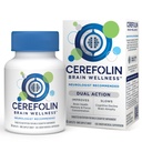 Cerefolin Brain Wellness, Targeted Nutrition for Cognitive Support, Improves Memory, Focus & Concentration, L-Methylfolate, NAC, B12, Neurologist Recommended (30 Count)