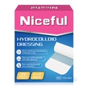 Niceful 20 Count Hydrocolloid Bandages 2" x 2", Wound Dressing Small Hydrocolloid Gel Bandages for Wounds, Wound Healing Bed Sore Bandage