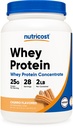 Nutricost Whey Protein Concentrate 2 LB Churro Flavored - GMO-Free, Gluten-Free