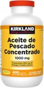 Kirkland firma aceite de pescado 1000mg, 400 cuenta