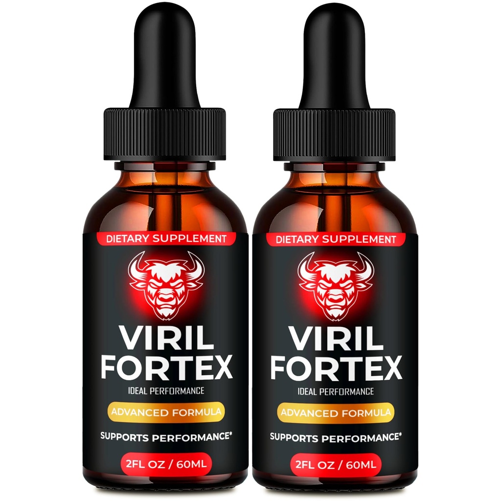 Viril Fortex Drops, Advanced VirilFortex Supplement Reviews (2 Pack)
