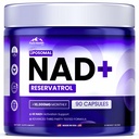 PURE HEALTH MAX PHM NAD Resveratrol Supplement - 10,000mg Extra Strength | NAD+ Liposomal Supplements for Men and Women | NMN & NMNH Alternative | 90 Capsules, 1.5 Months Supply