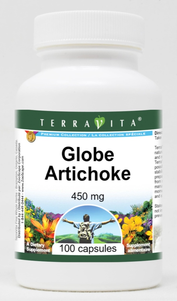 Globe Artichoke - 450 mg (100 cápsulas, ZIN: 520262)