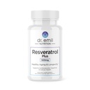 DR. EMIL NUTRITION Resveratrol Supplement - Healthy Aging Supplement with 500mg Resveratrol and 100mg Quercetin - Supports Normal Cellular & Cognitive Health, 60 Capsules