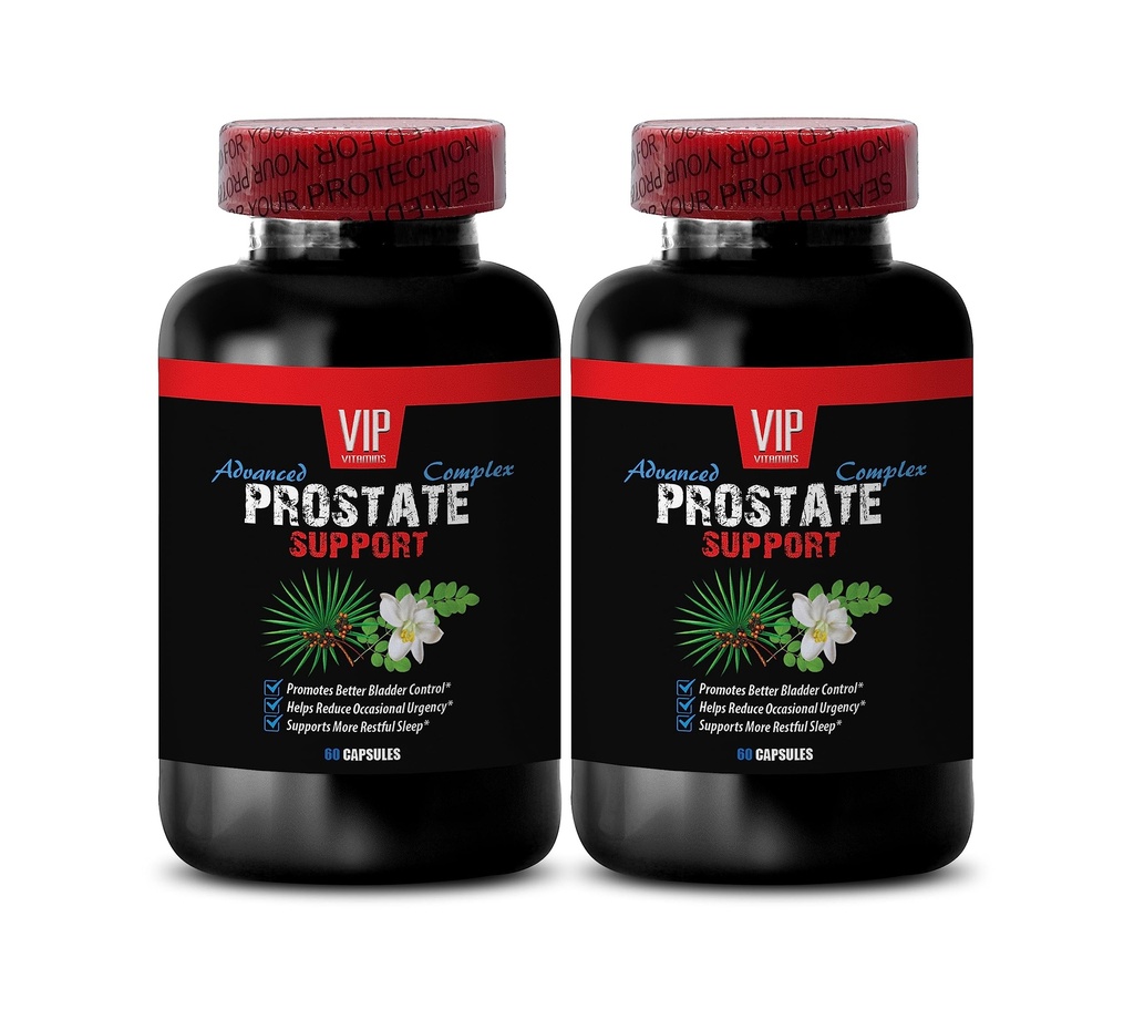 Saw Palmetto for Prostate Wellness - Prostate Support - Pygeum for Prostate Support, Red Raspberry Leaf for Prostate Health, Graviola Leaf and Prostate Support, Green Tea 2 Bottles 120 Capsules