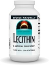 Fuente Naturals Lecithin 1200 mg, Un emulsionante natural - 200 Softgels