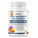 Neurobella 15-in-1 Advanced Eye Formula - Neurobella Eye Formula with Lutein, Carotenoids & Zeaxanthin, Bilberry Extract and Saffron, 60 Capsules