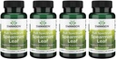 Swanson Spearmint Leaf (Mentha Spicata)-Full Spectrum Herbal Supplement Supporting Digestive Health' Mild Stomach Issues - (60 Capsules, 400mg Cada uno) 4 Pack